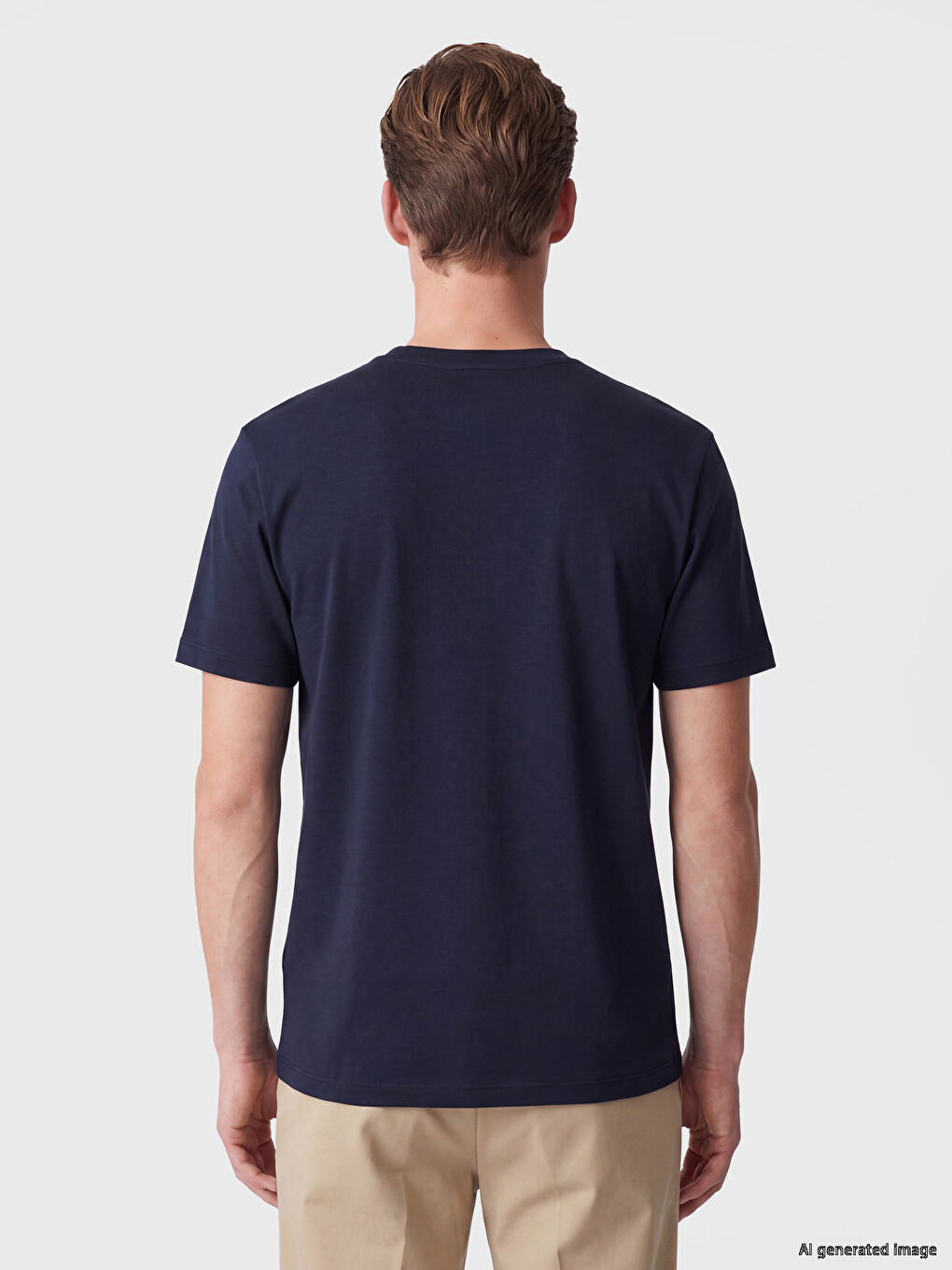 Relax Fit Crew Neck Men's T-shirt-3