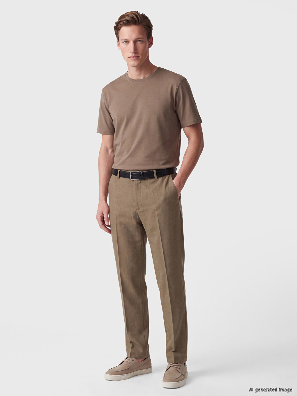 Relax Fit Crew Neck Men's T-shirt-1