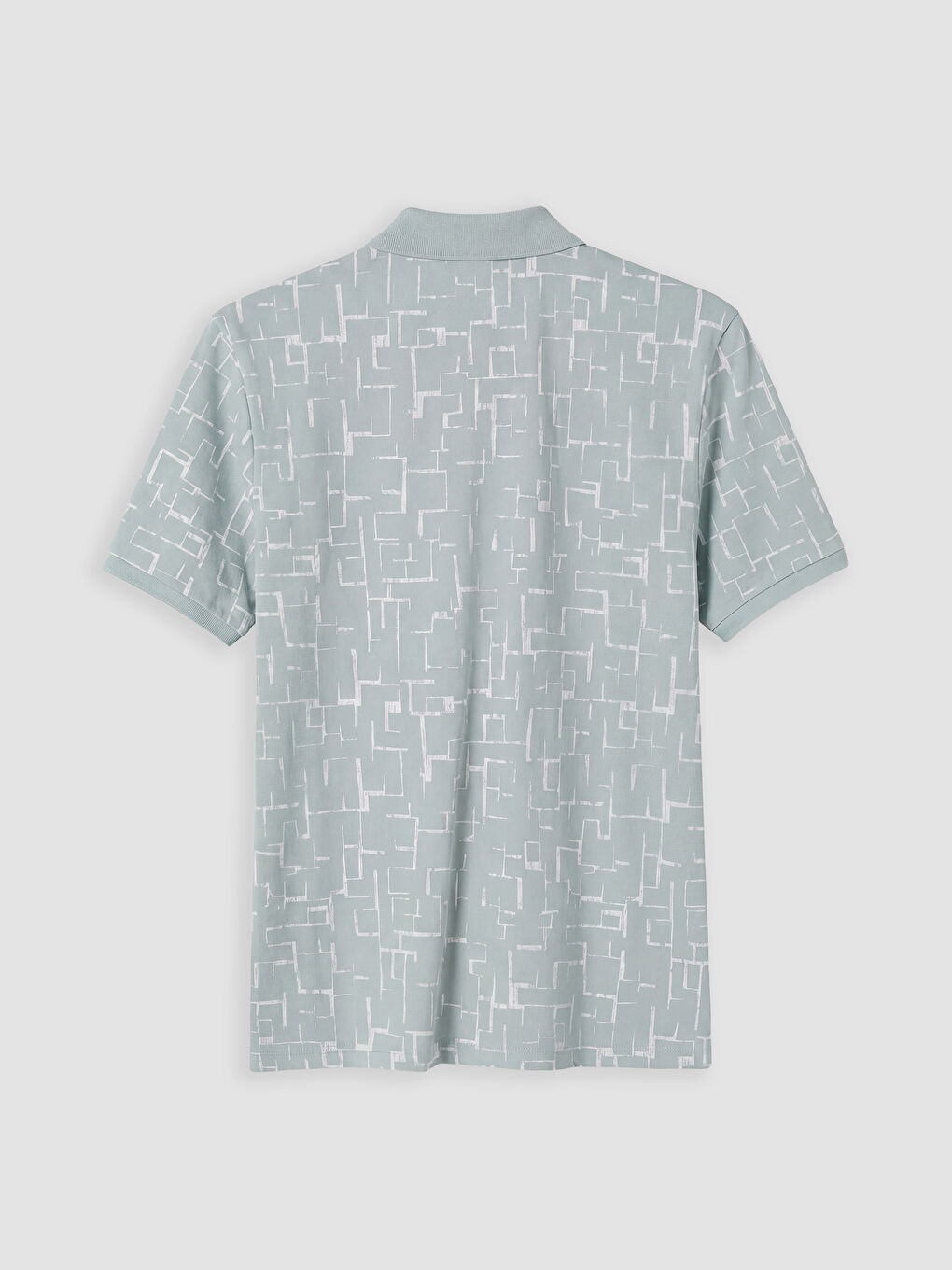 Turkuaz Polo Yaka Pike Erkek Tişört-1