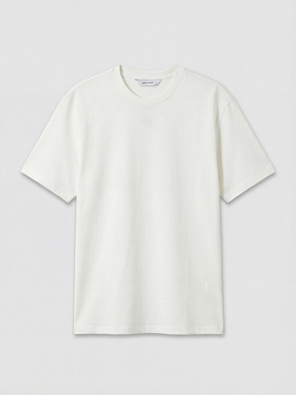 Ekru Bisiklet Yaka Erkek Tişört 2'li-3