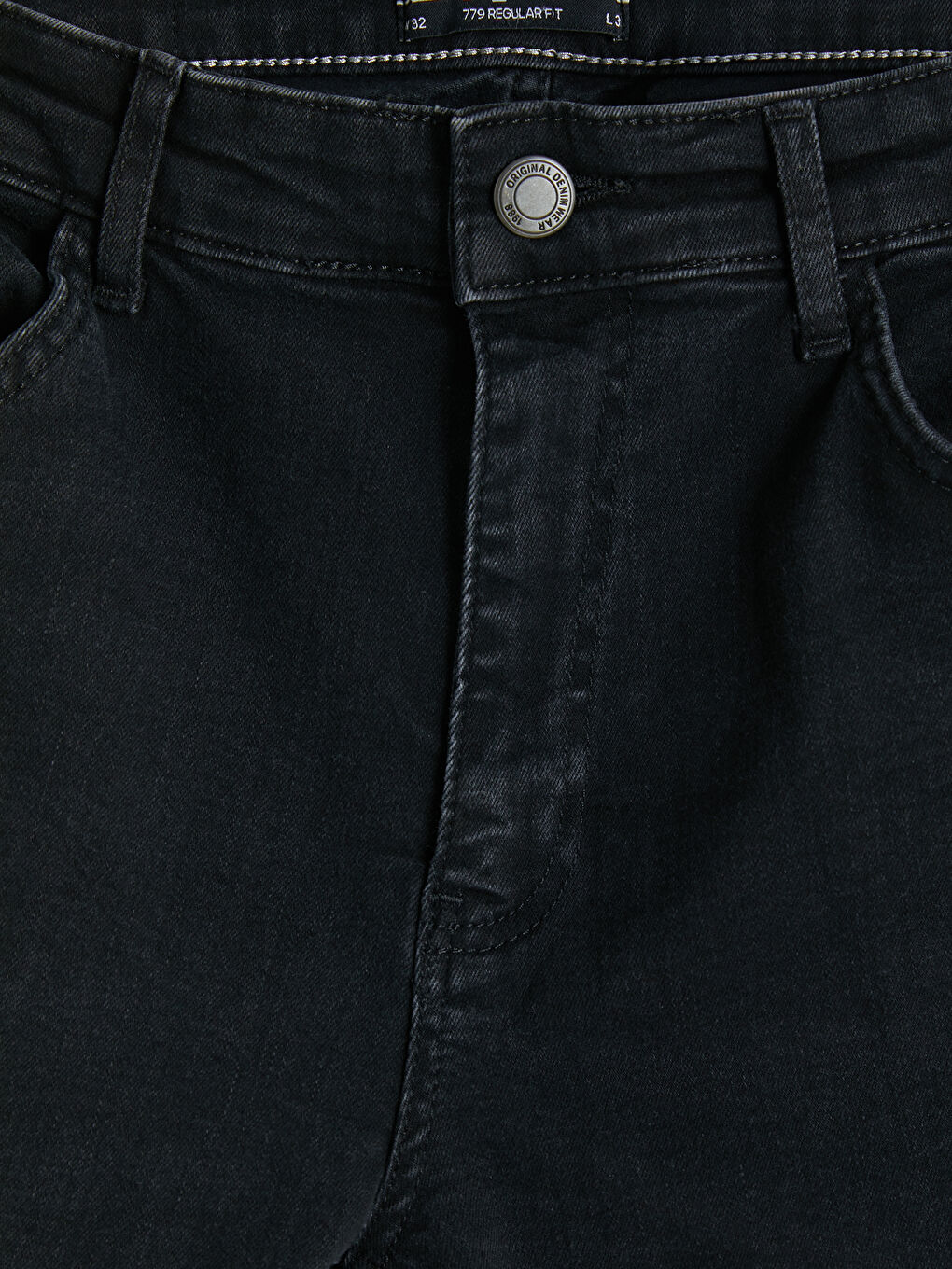 Siyah 779 Regular Fit Erkek Jean Pantolon-2