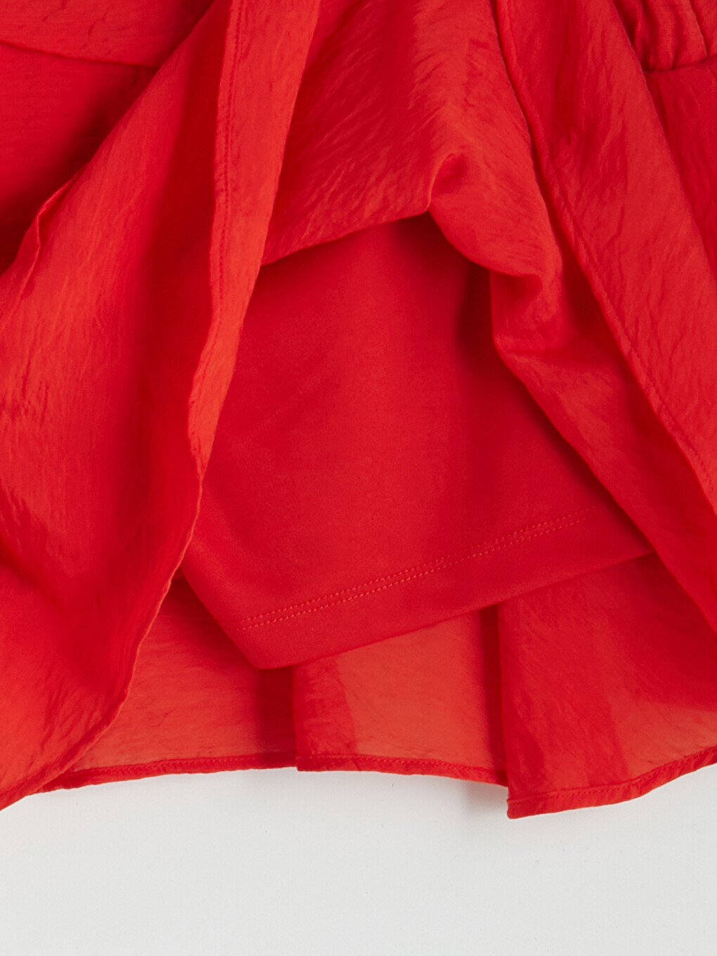 Woman Red Skort-2