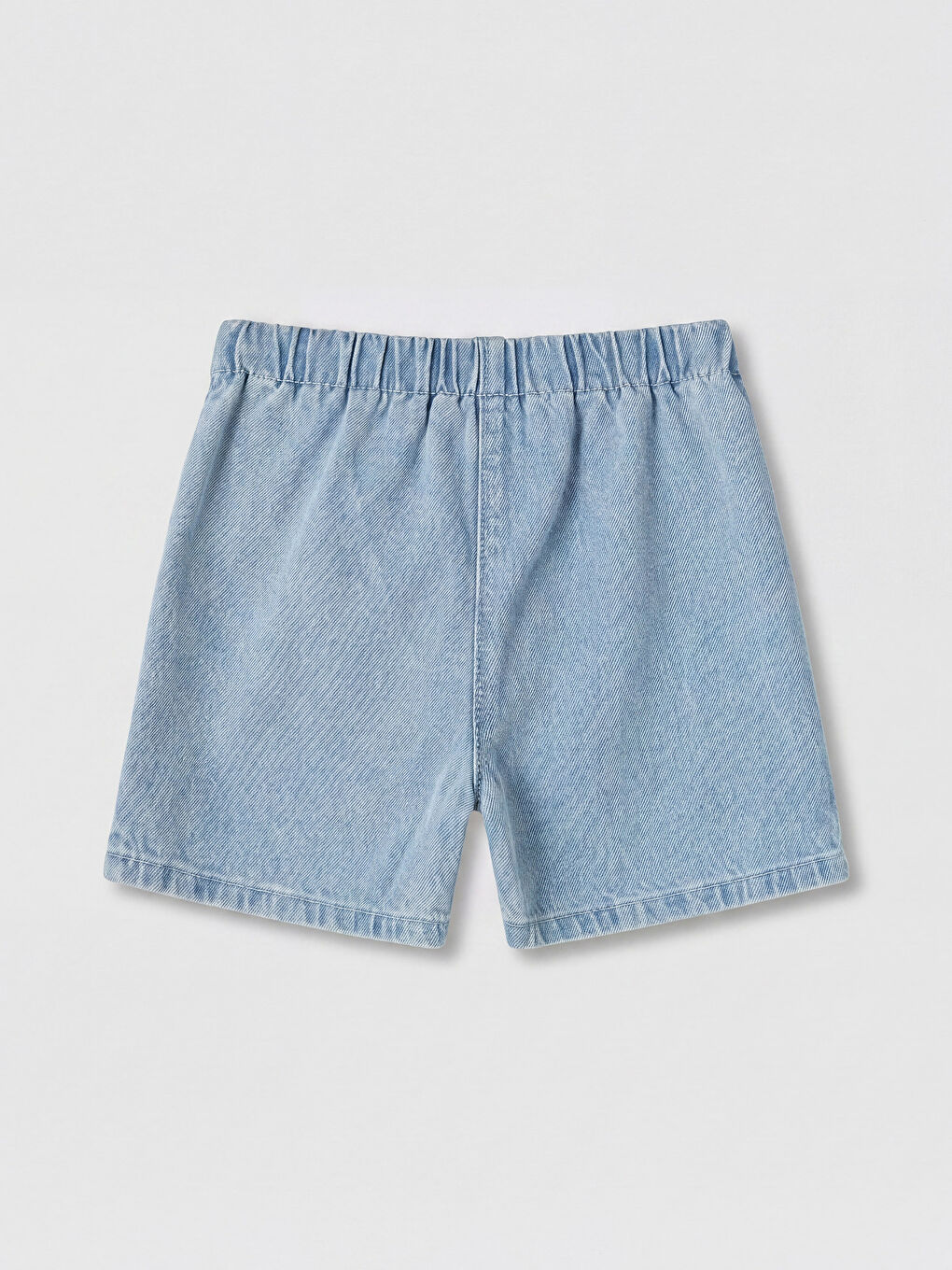 Mavi Hello Kitty Nakışlı Kız Çocuk Jean Şort Etek-1