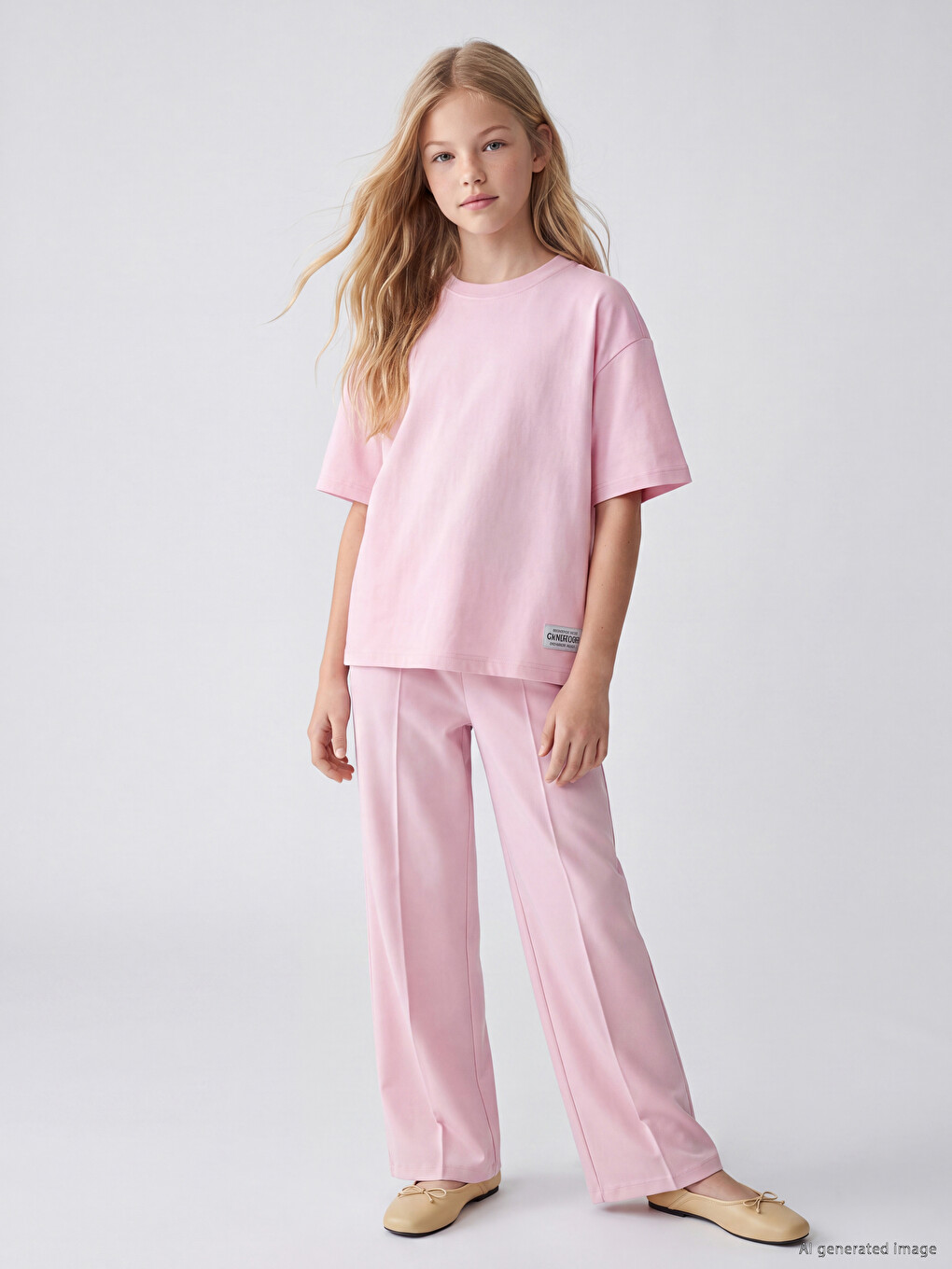 Short Sleeve Girls' Soft Touch Set