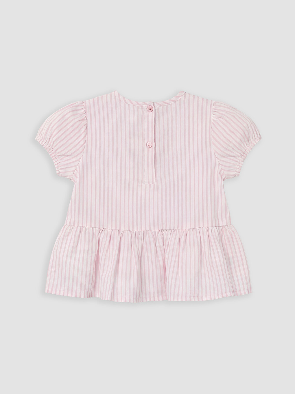 Pembe Çizgili Kız Bebek Takım-3
