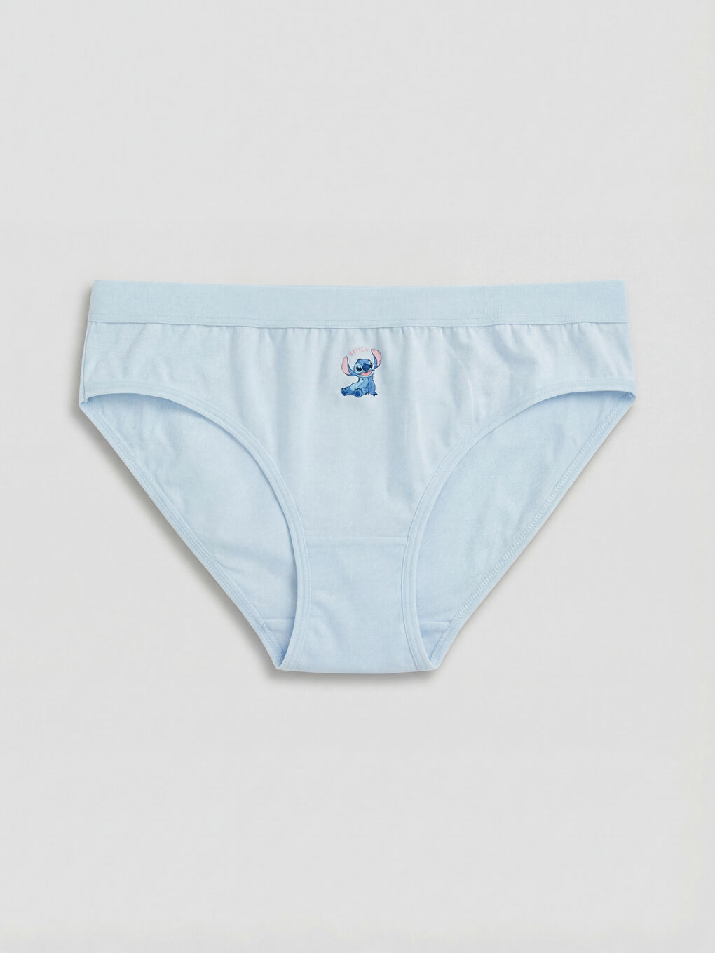 Mavi Lilo & Stitch Baskılı Bikini Külot 3'lü-1