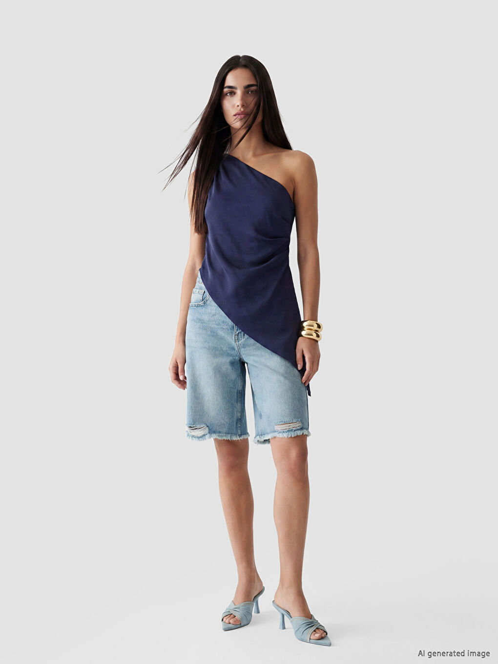 Bermuda Fit Women's Jean Shorts