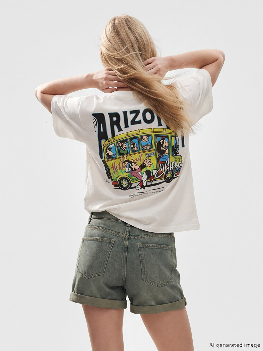 Nostalgic Monkey Printed Men's T-Shirt-4