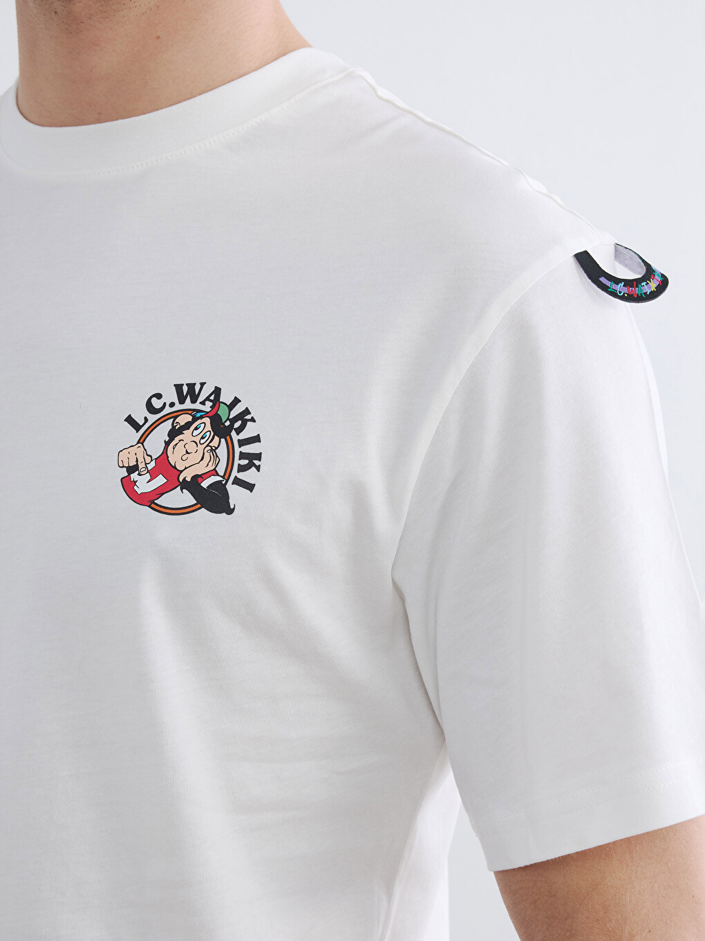 Nostalgic Monkey Printed Men's T-Shirt-7
