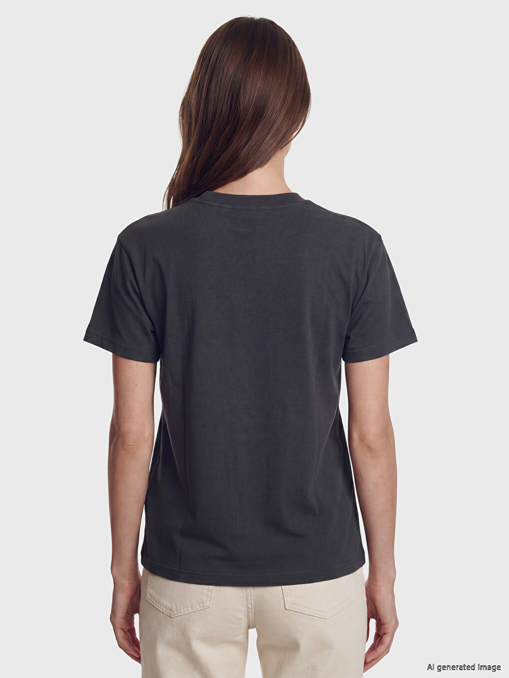 Crew Neck Flower Appliquéd Blouse-3