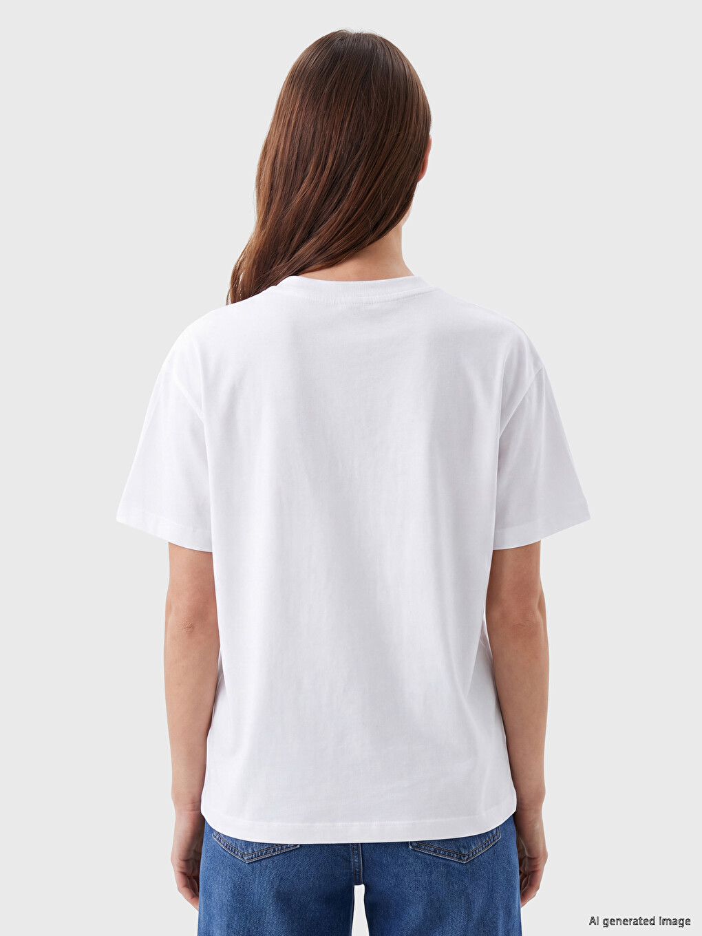 Crew Neck Flower Appliquéd Blouse-3