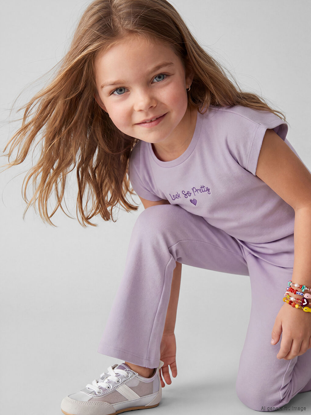 Printed Girls' Set-1