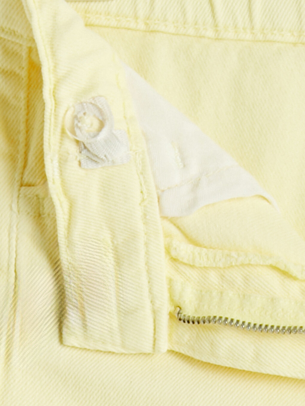 Sarı Regular Fit Kız Çocuk Gabardin Pantolon-3