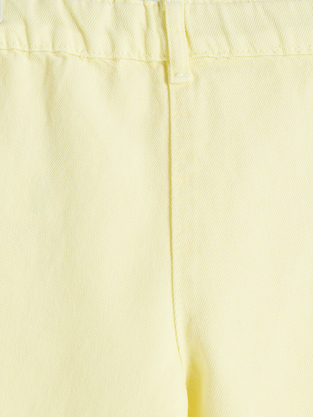 Sarı Regular Fit Kız Çocuk Gabardin Pantolon-4