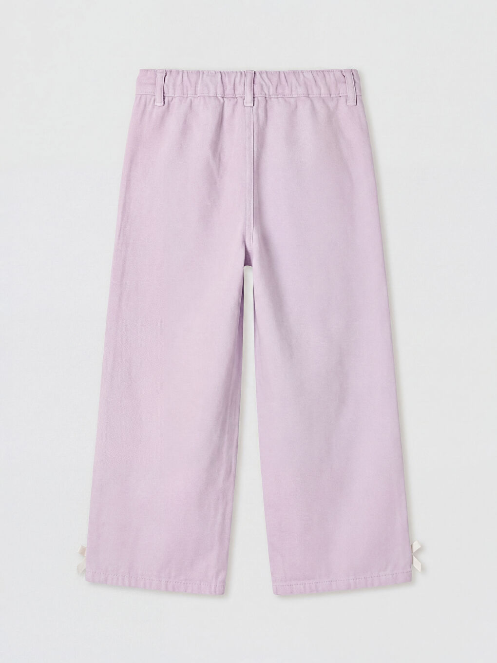 Lila Regular Fit Kız Çocuk Gabardin Pantolon-1