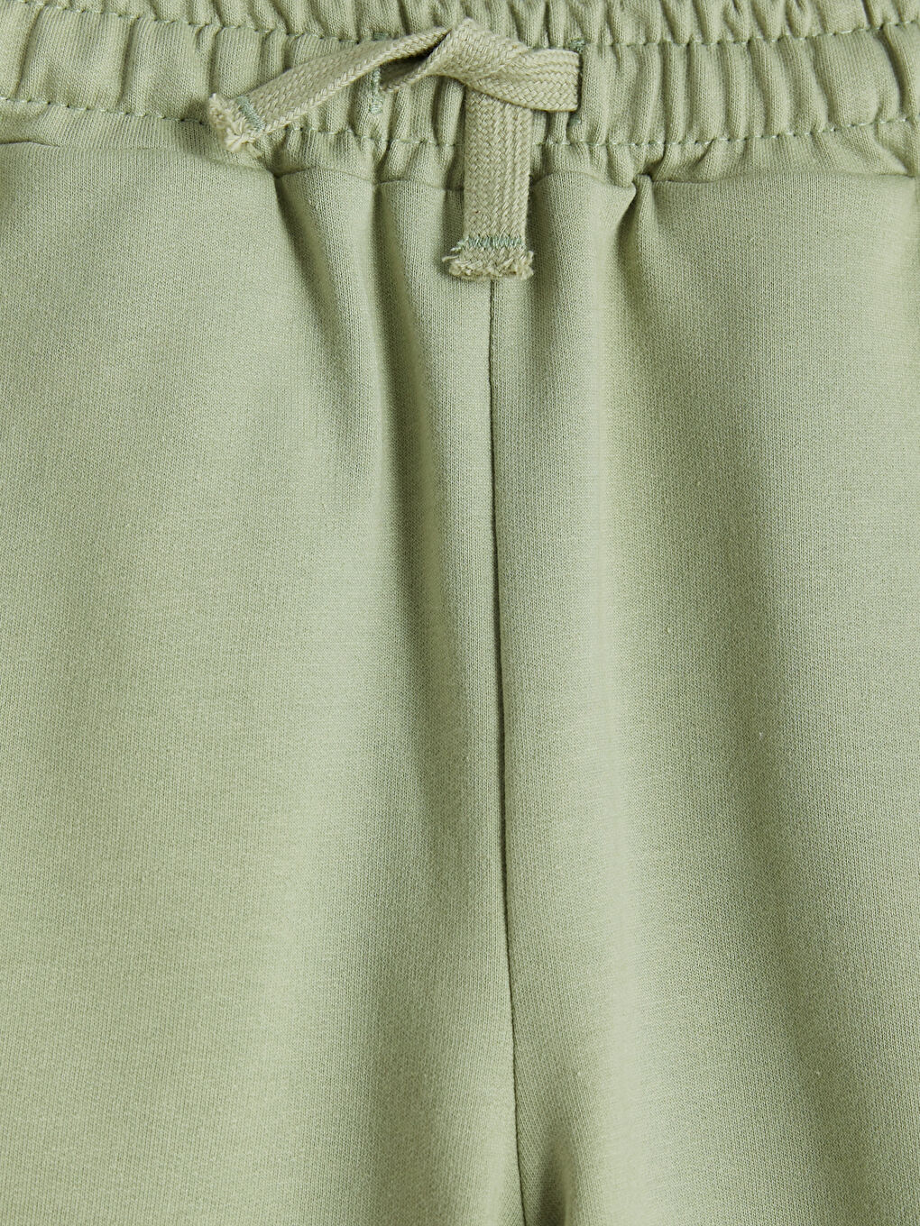 Yeşil Beli Lastikli Erkek Çocuk Şort-2