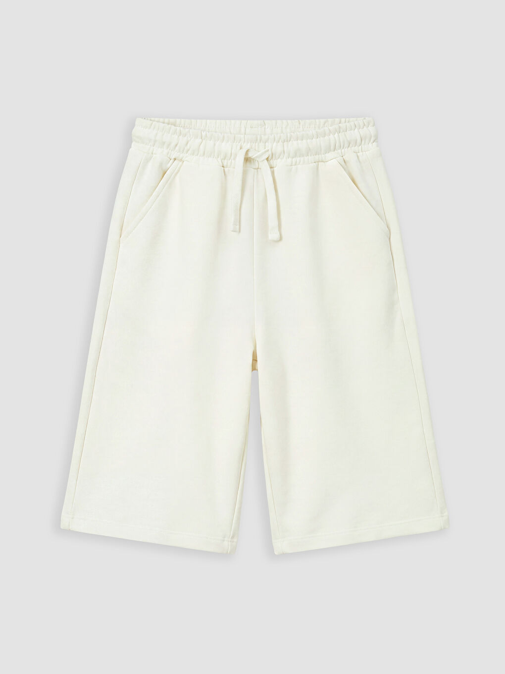 Bej Erkek Çocuk Culotte Fit Şort