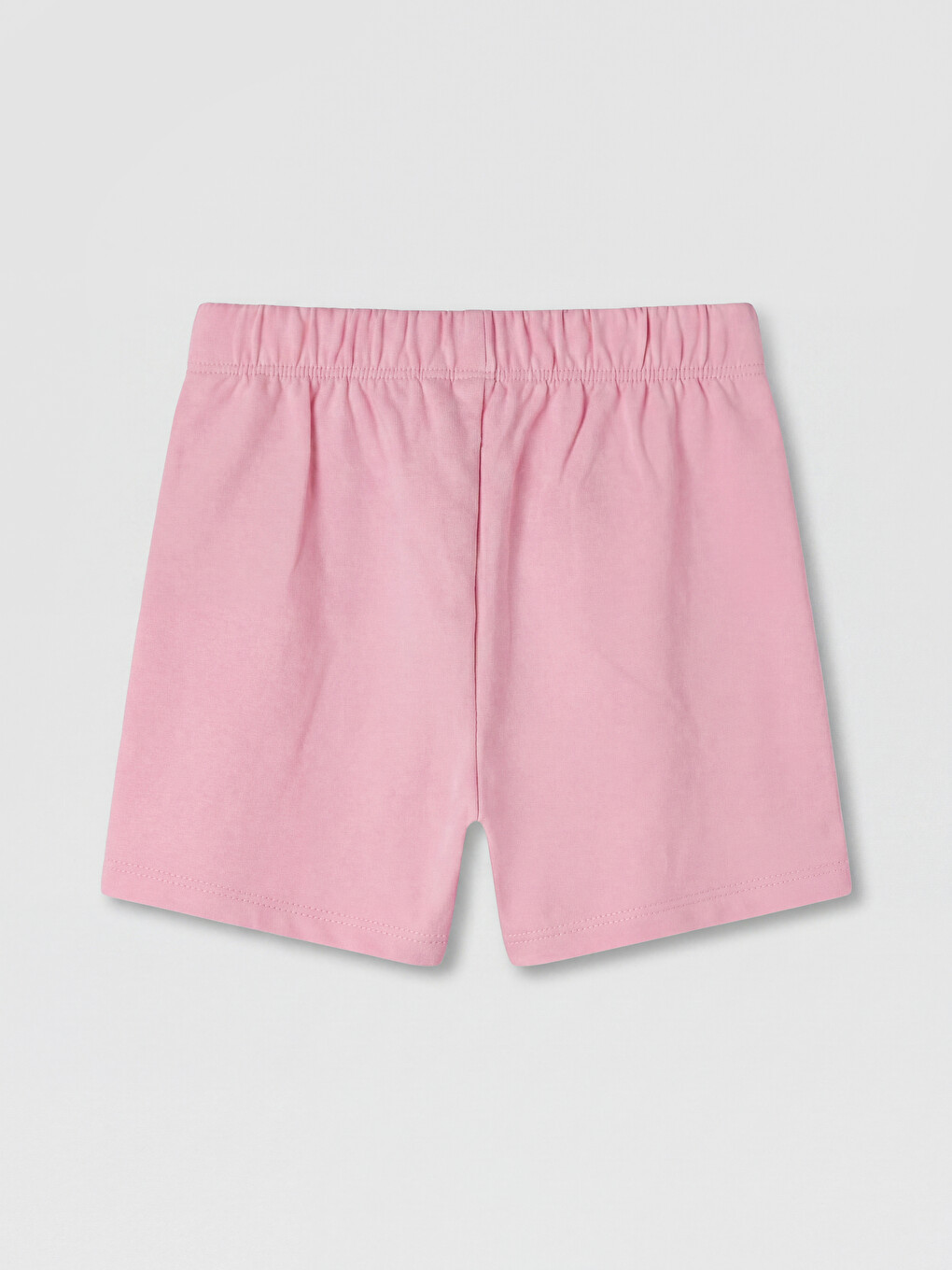 Pembe Beli Lastikli Kız Çocuk Şort Etek-2