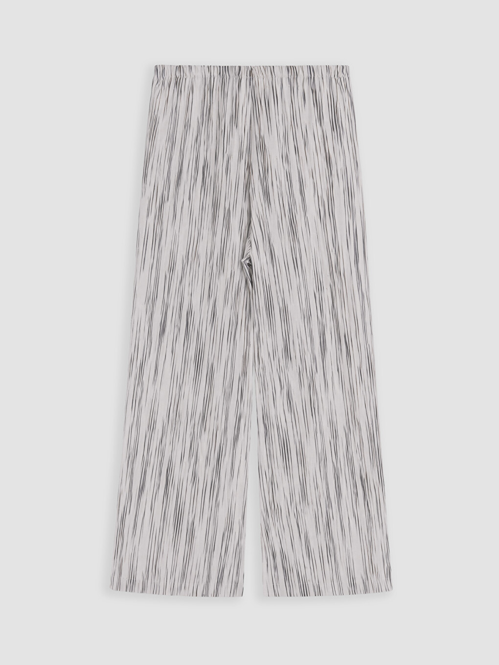 Elastične Prugaste Ženske Pantalone-2