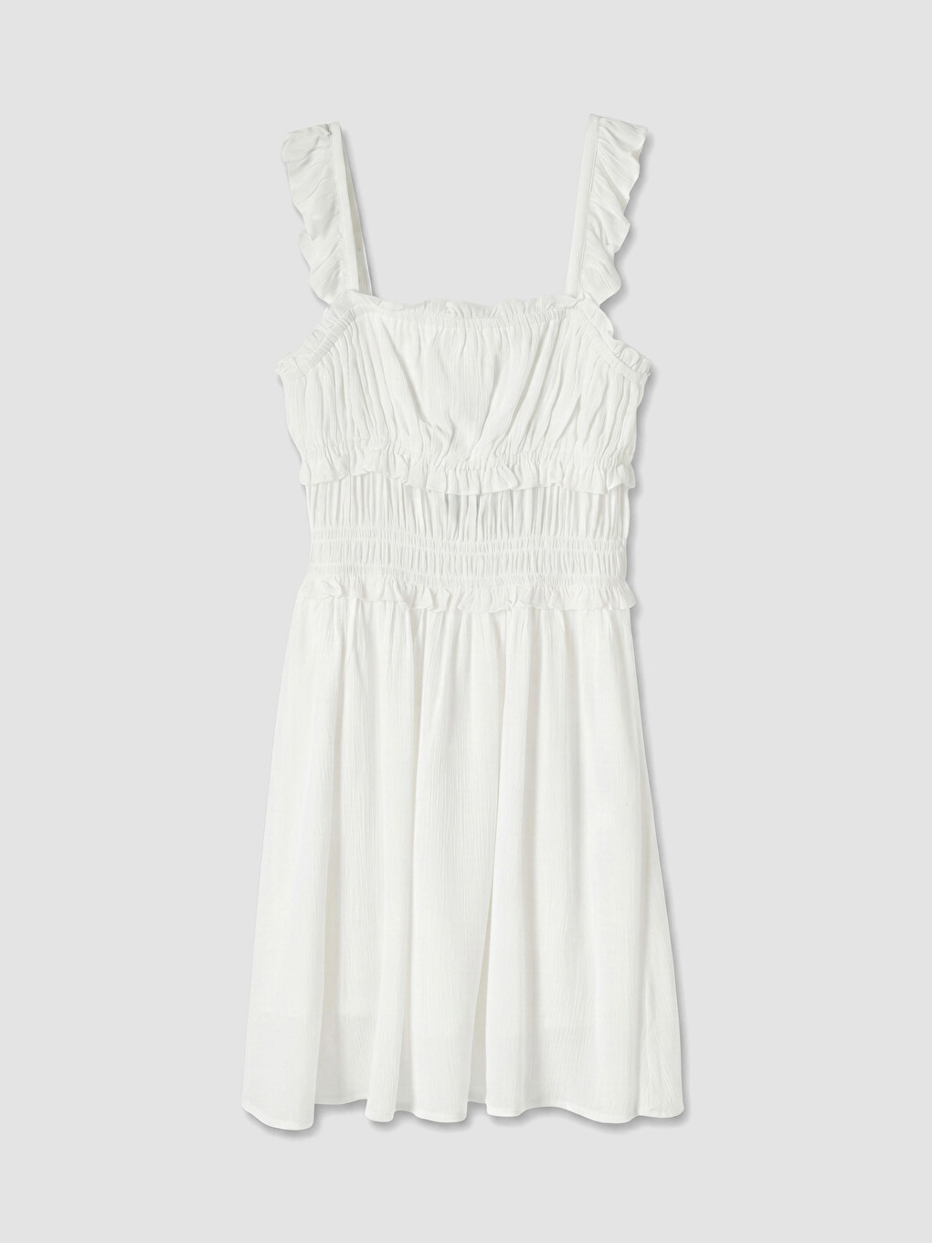 Woman White Dress-4