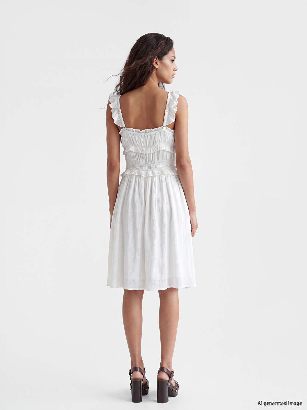 Woman White Dress-3