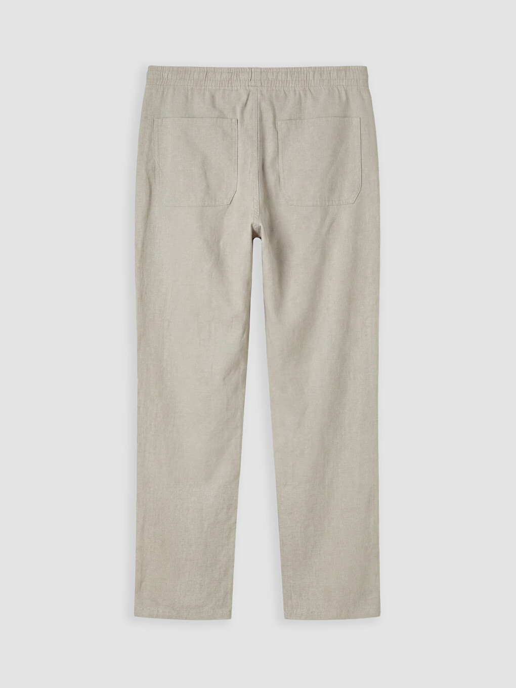 Bej Relax Fit Erkek Jean Pantolon-1
