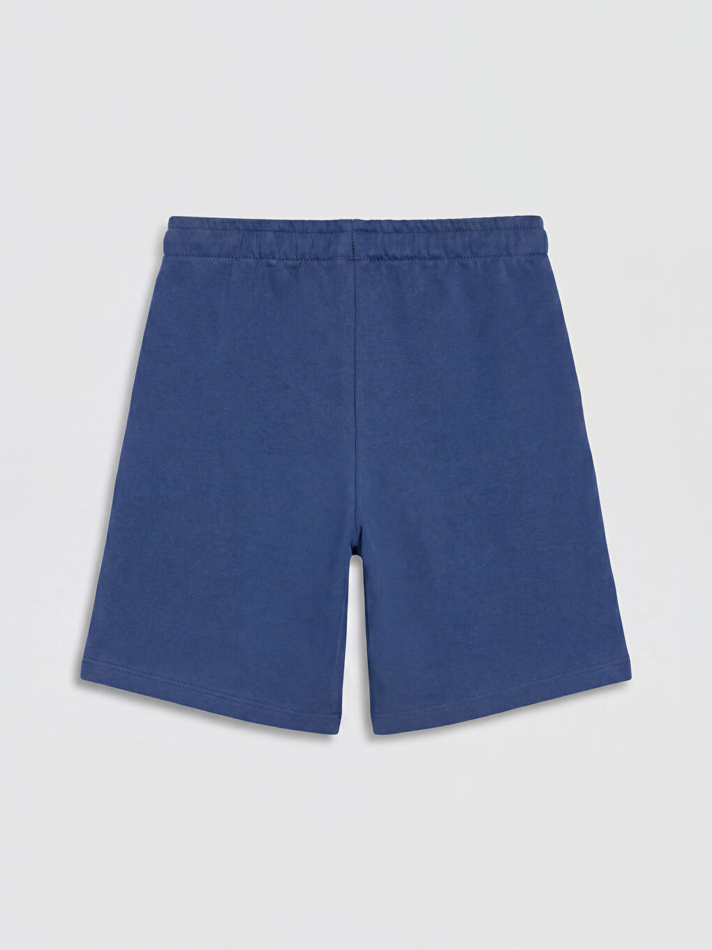 İndigo Beli Lastikli Erkek Çocuk Baskılı Şort-1