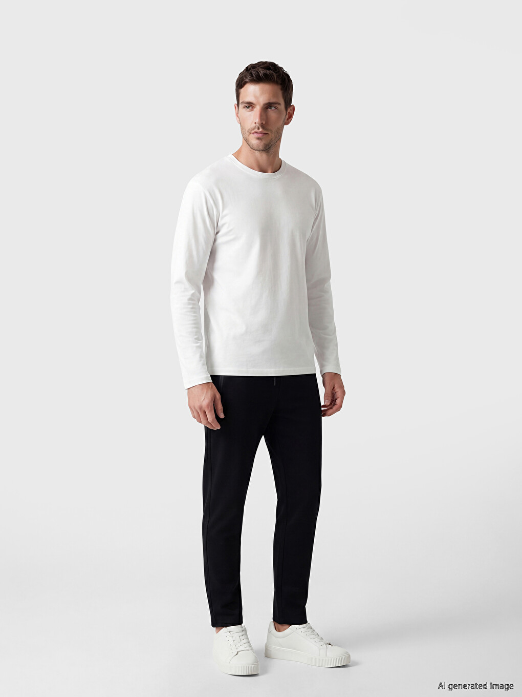 Siyah Regular Fit Erkek Eşofman Altı