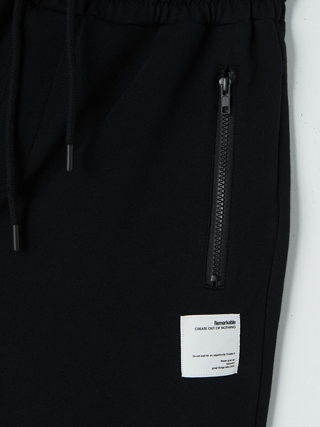 Siyah Regular Fit Erkek Eşofman Altı-1