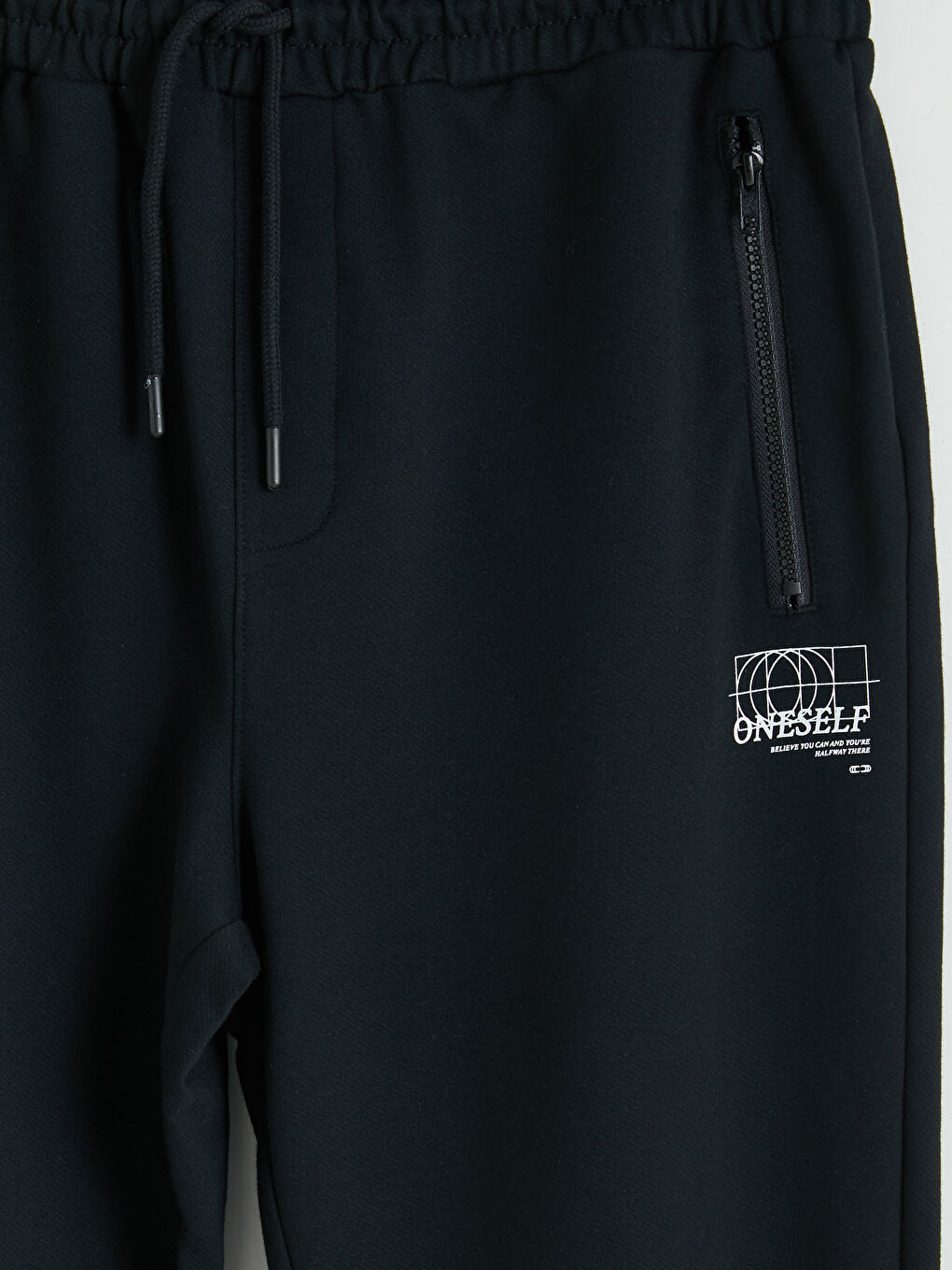 Siyah Regular Fit Erkek Eşofman Altı-2