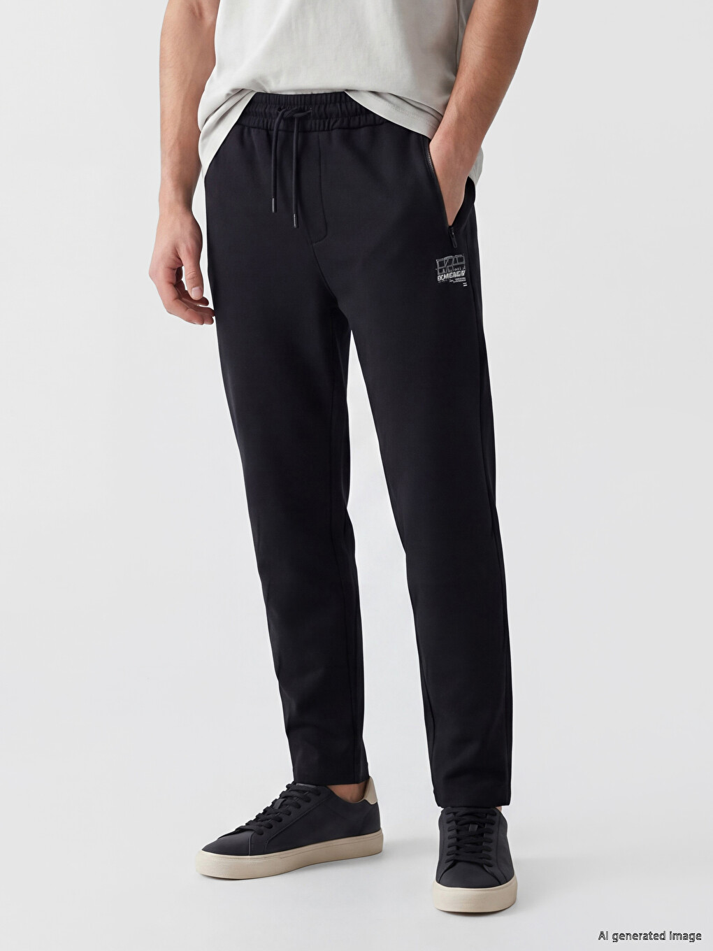 Regular Fit Men's Sweatpants-1