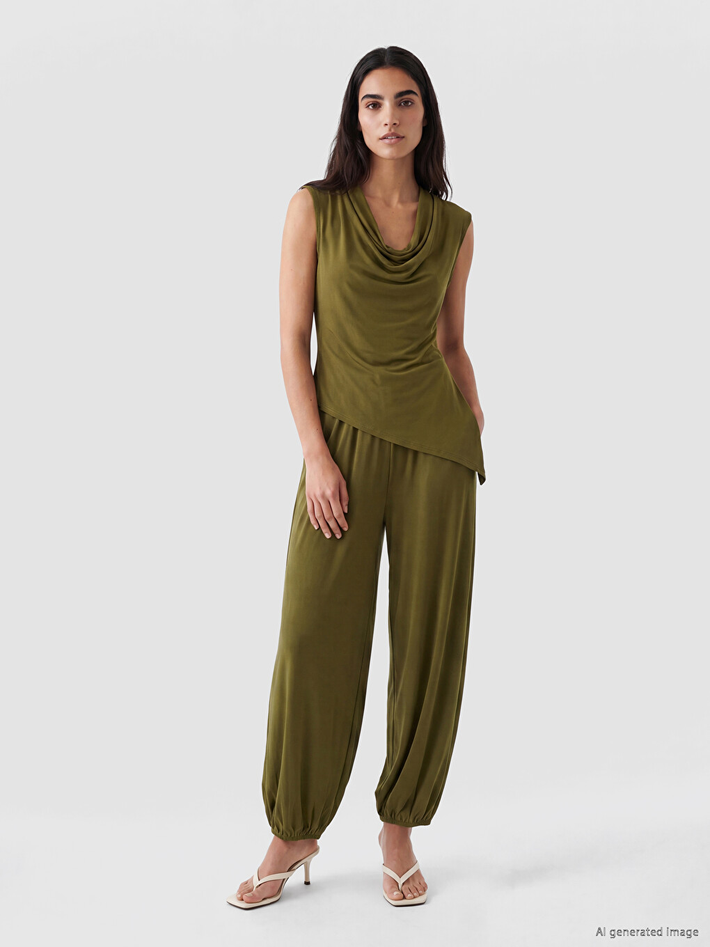 Elastic Waist Women's Jogger Trousers