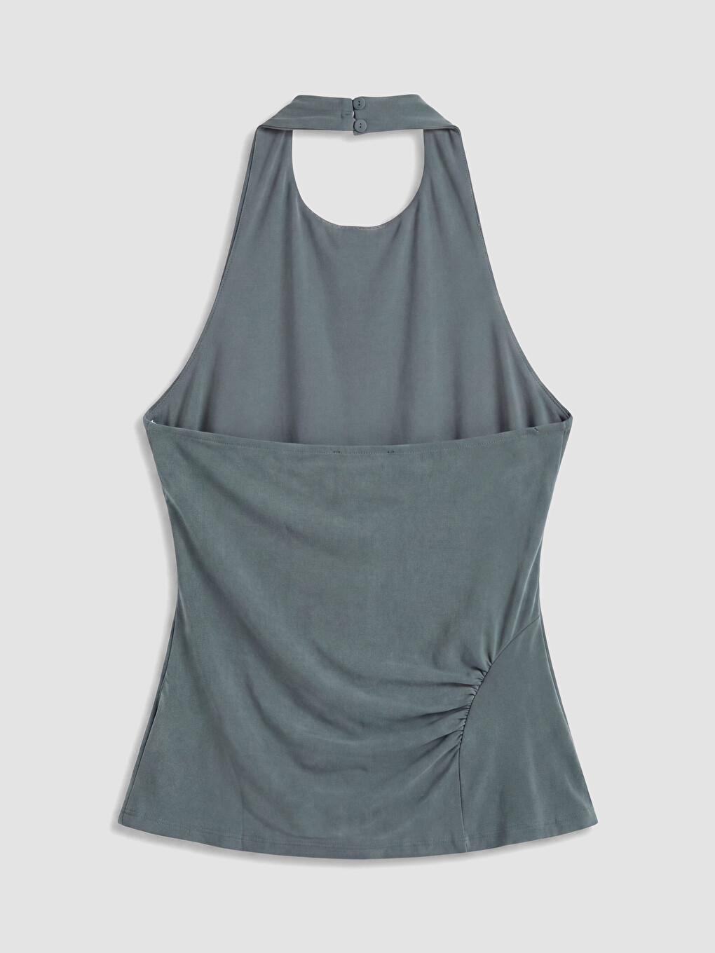 Halter Neck Ruched Blouse-7