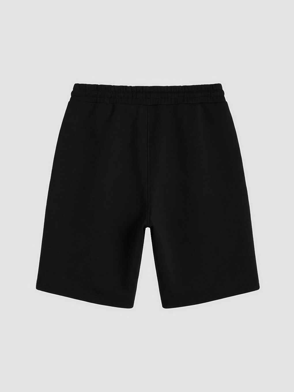 Siyah Rahat Kalıp Erkek Şort-1