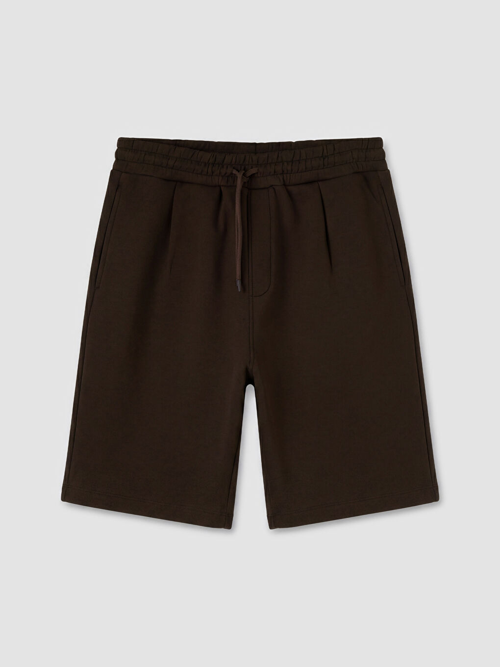 Kahverengi Rahat Kalıp Erkek Şort