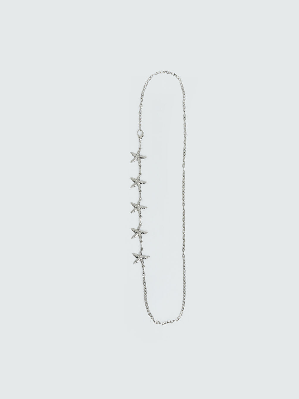 Gri Yıldız Figürlü Kız Çocuk Bel Zinciri