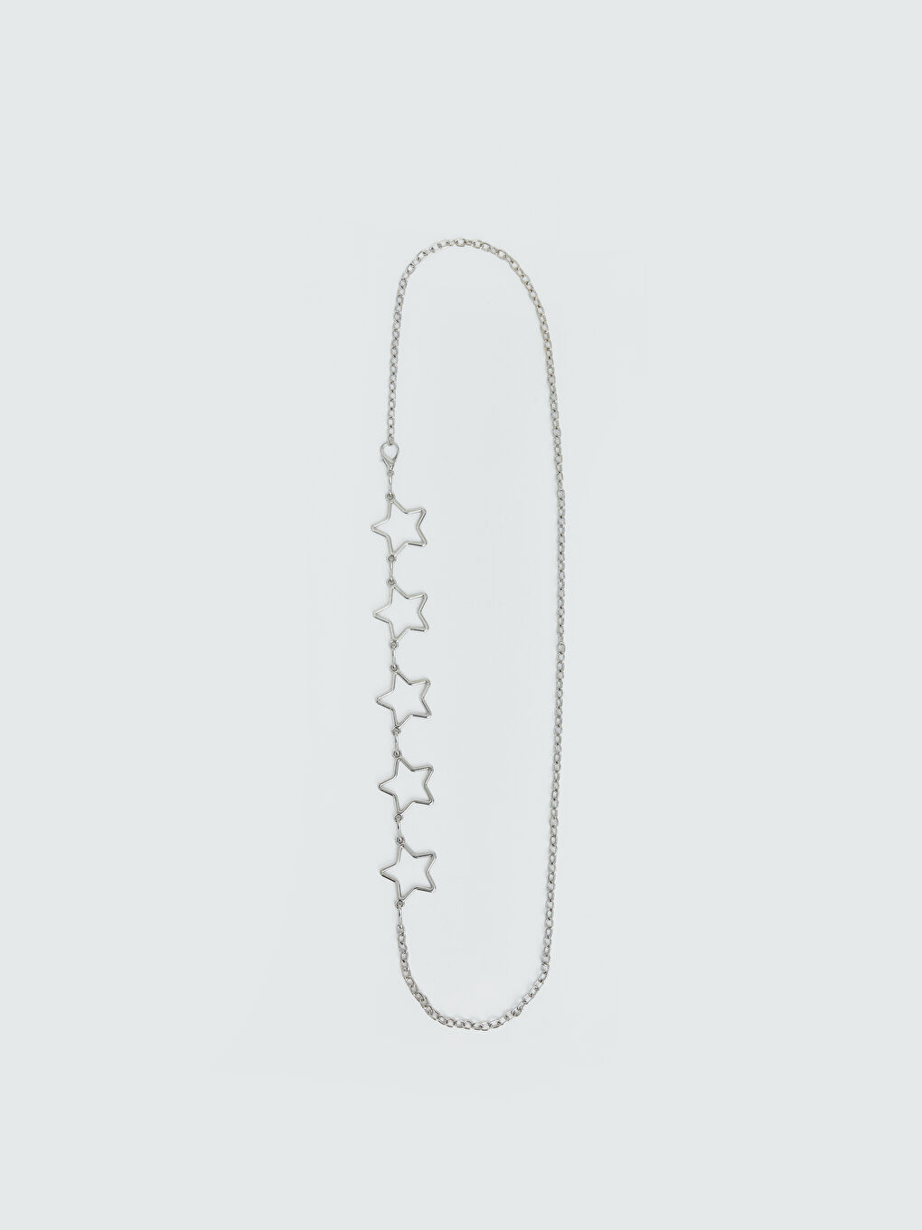 Gri Yıldız Figürlü Kız Çocuk Bel Zinciri