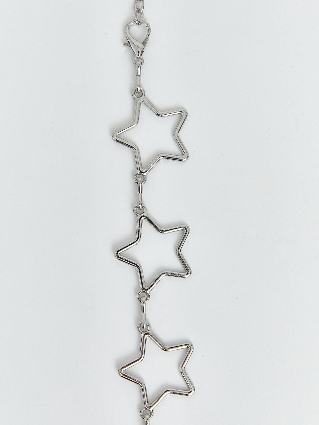 Gri Yıldız Figürlü Kız Çocuk Bel Zinciri-1