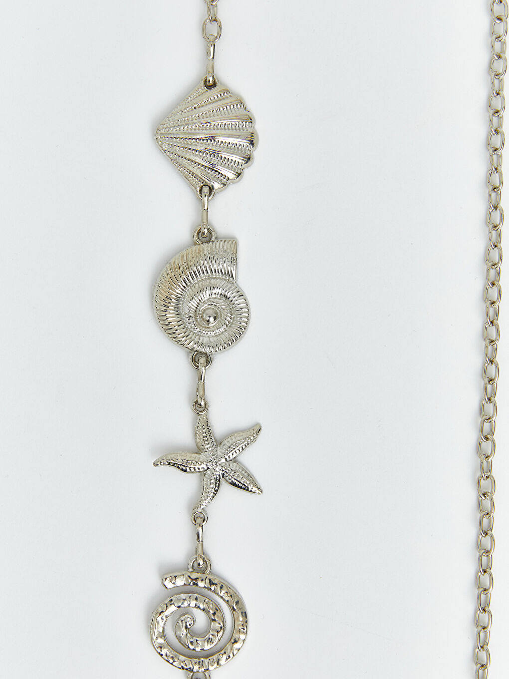 Gri Yıldız Figürlü Kız Çocuk Bel Zinciri-1