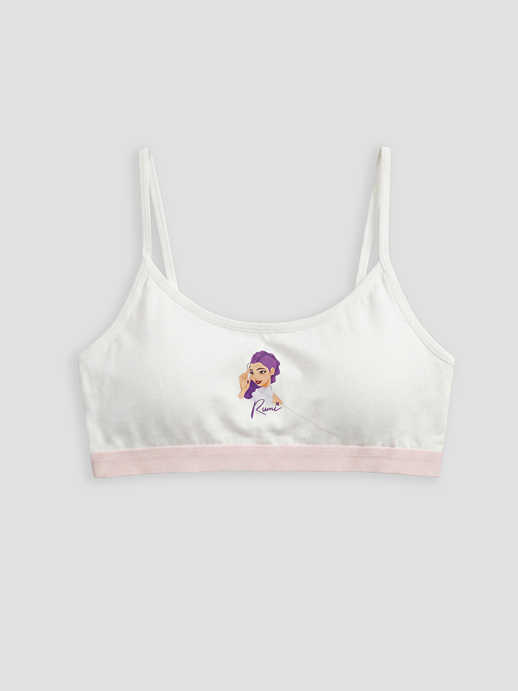 Girl Ecru Bustier Top-1