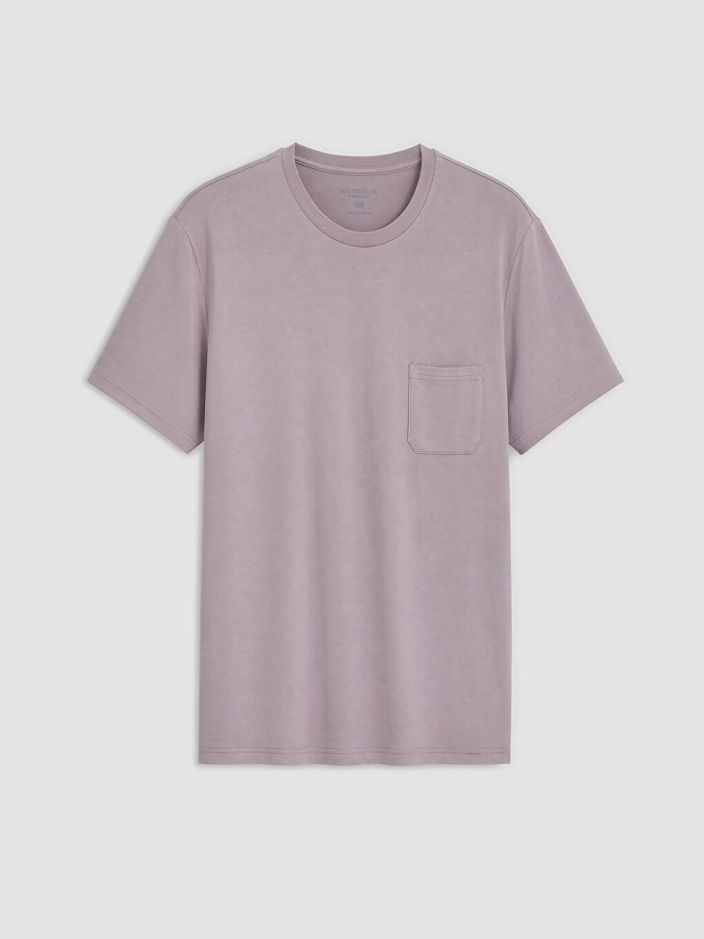 Pembe Bisiklet Yaka Erkek Pijama Üst