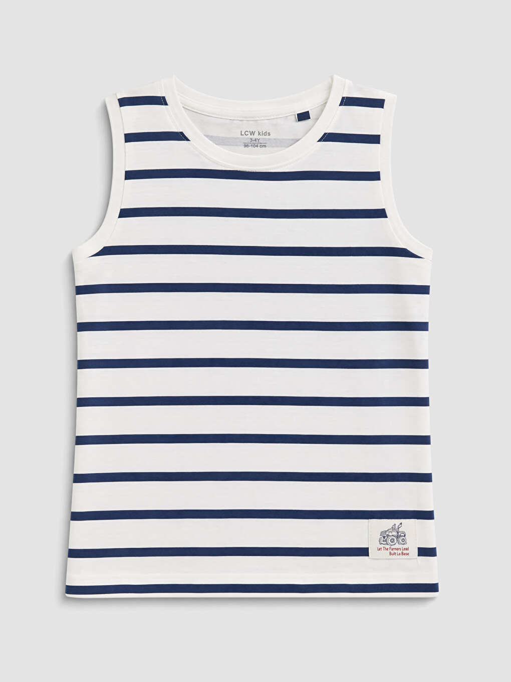 Crew Neck Printed Boys' Tank Top 2 Pack-4