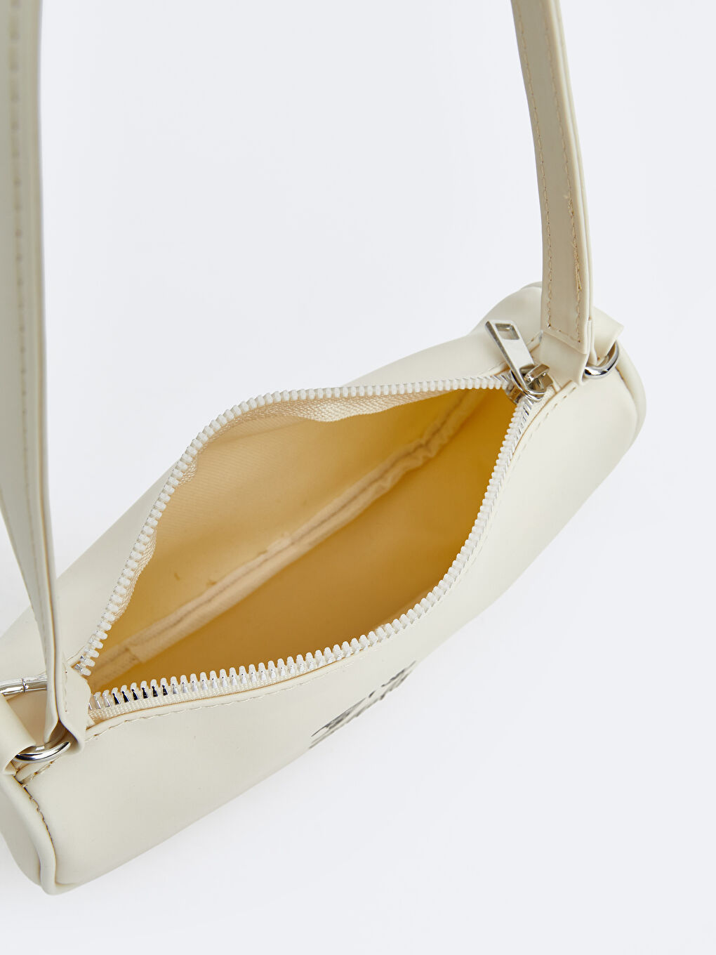 Ekru Kelebek Baskılı Kız Çocuk Omuz Çantası-2