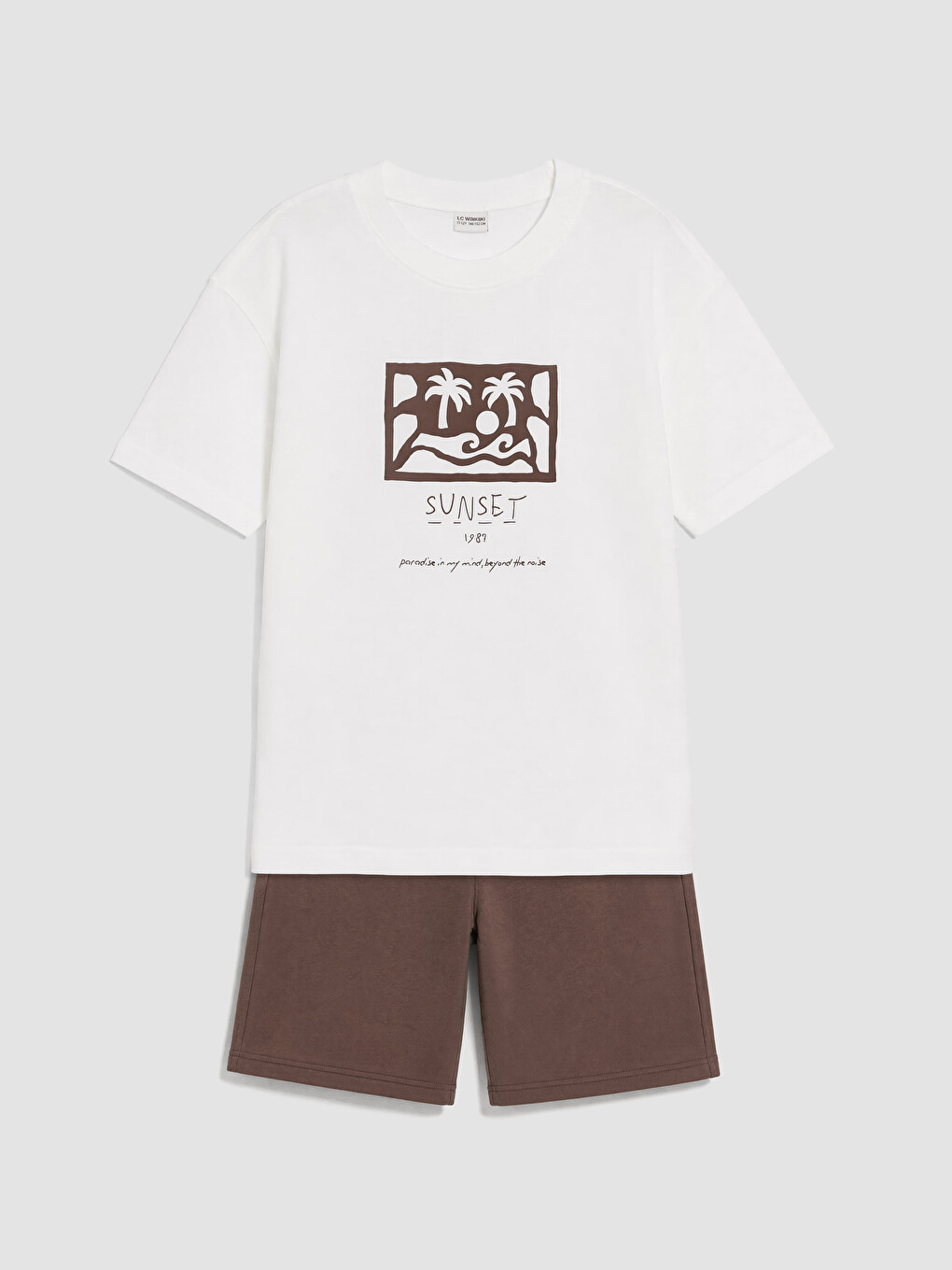 Printed Boys' Shorts Set
