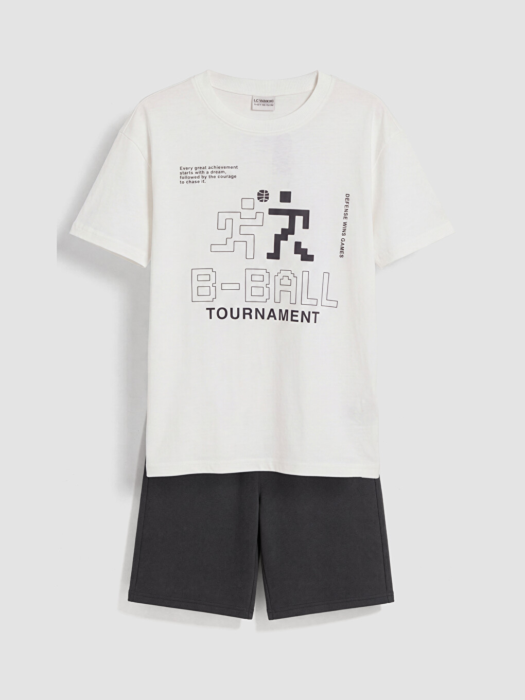 Printed Boys' Shorts Set