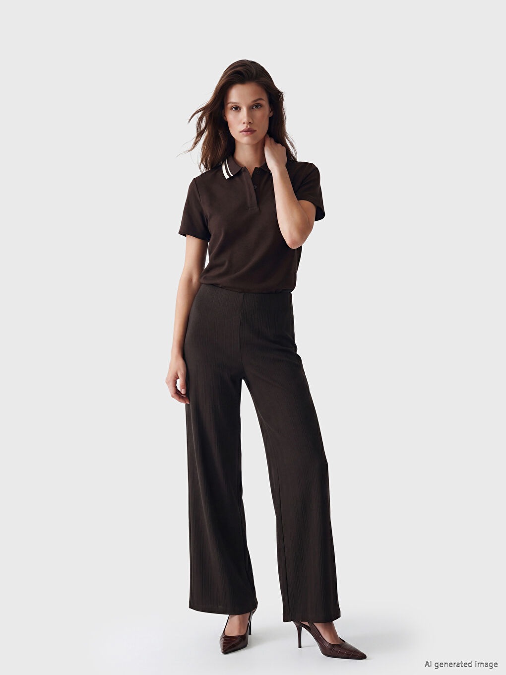 Elastic Waist Striped Women's Sweatpants