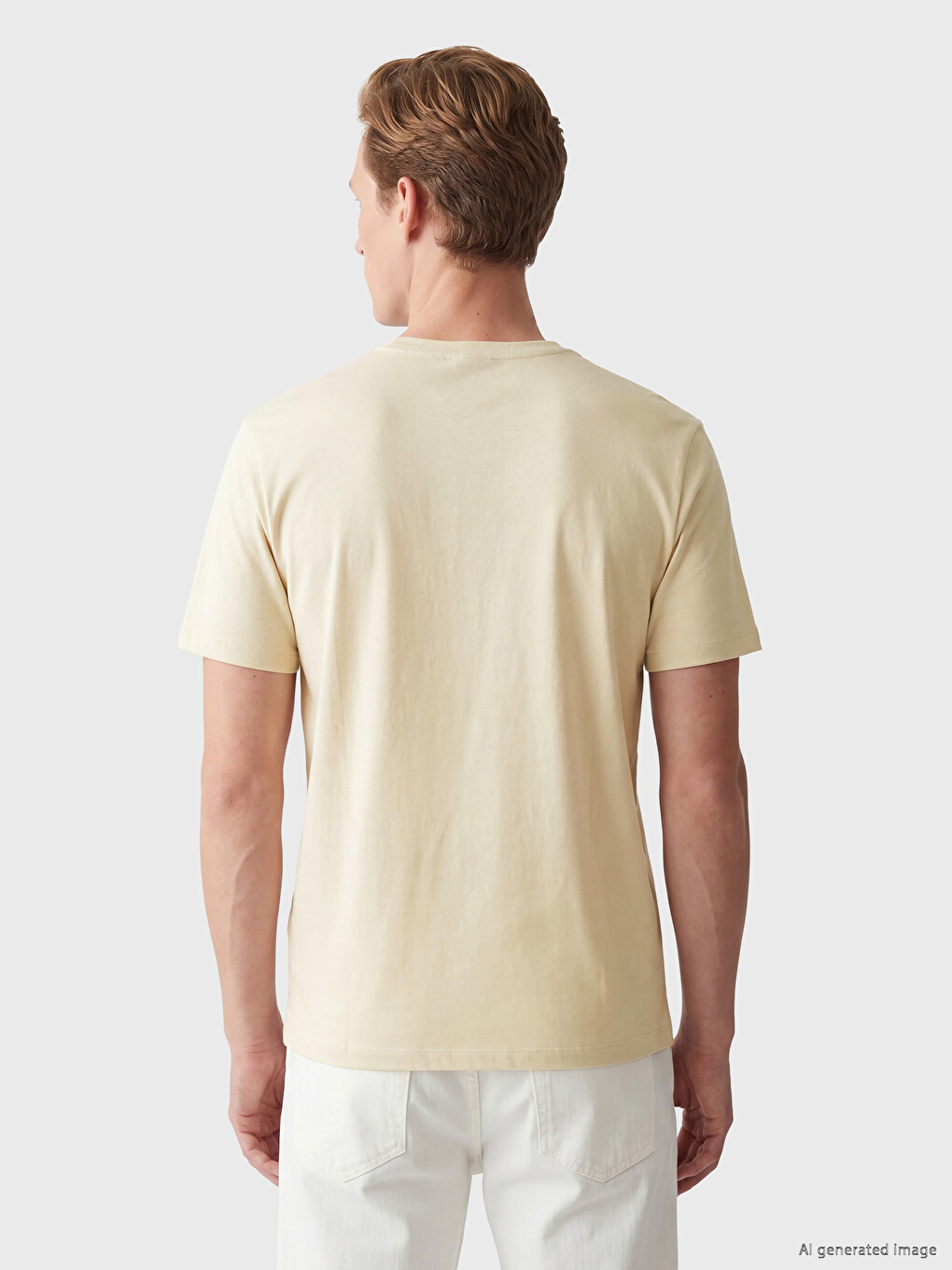 Regular Fit Crew Neck Printed Men's T-Shirt-3