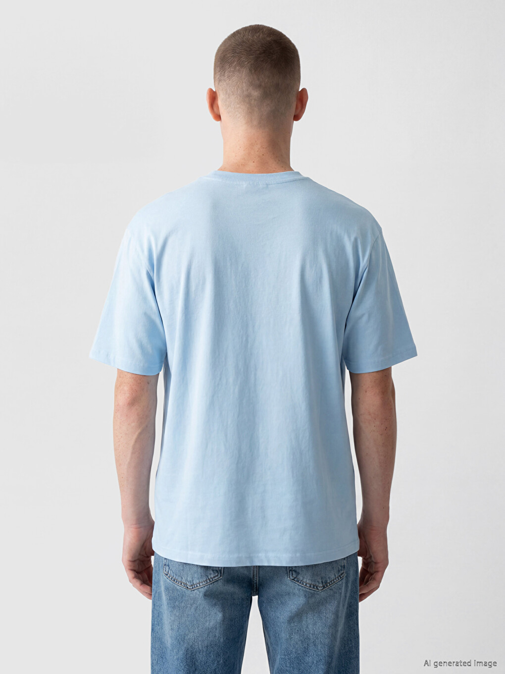 Crew Neck Printed Men's T-shirt-3