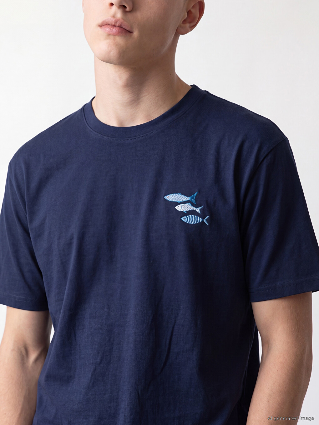 Crew Neck Printed Men's T-shirt-2