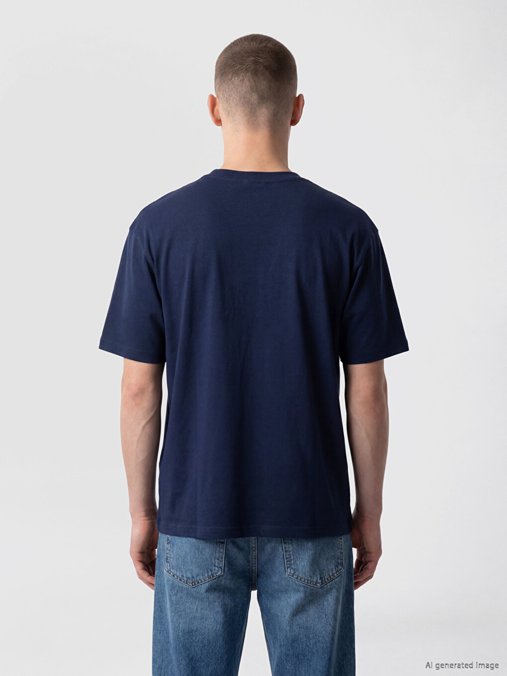 Crew Neck Printed Men's T-shirt-3